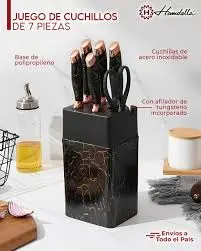 Set cuchillos x7 piezas