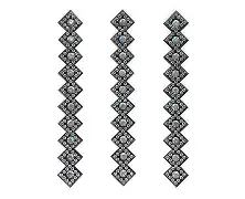 Apliques Strass Guarda Rombo 11cm