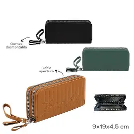 Billetera Doble Cierre  