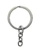 Argolla Llavero Con Cadena