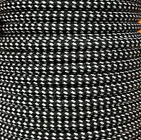 Cordón Blanco/Negro Poliester