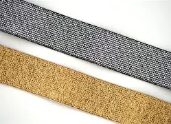 Elastico Shine 30MM X 10 MTS Plateado/Dorado