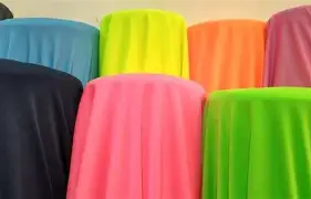 Jersey Seda Bl-N-Fluor Set De Poliester 1.6Mts Ancho