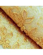 Tul Bordado Amarillo