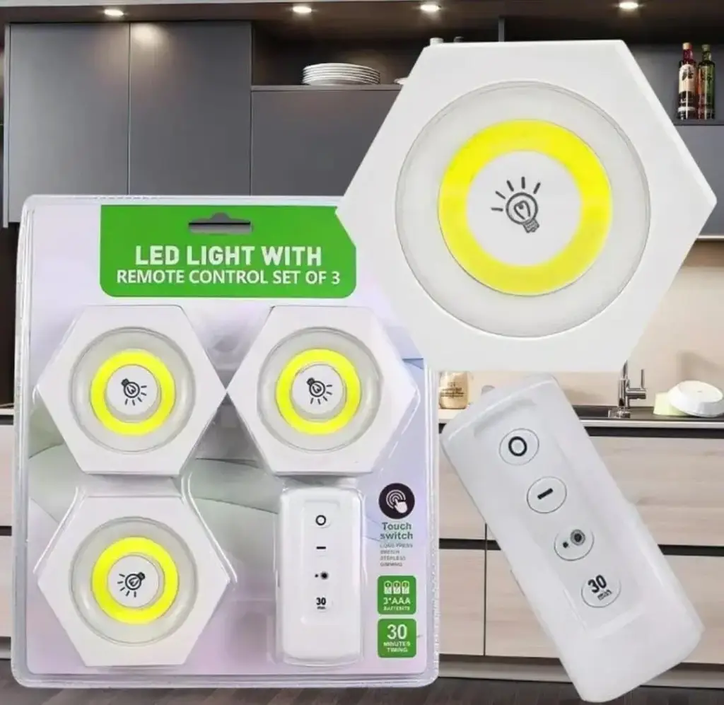 Luz Led x3 pcs + Control