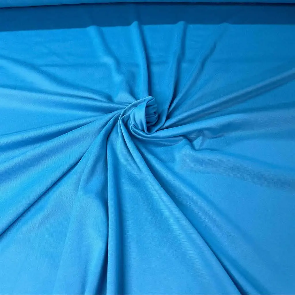 Modal Viscosa TURQUESA-Con Lycra- 1.5Mts Ancho Rinde 3.1Mts