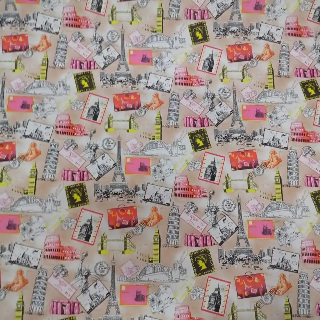 Cordura Estampada 1.40 Mts Ancho