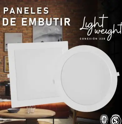 Panel de Embutir Redondo