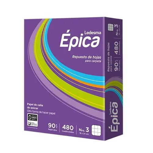 Repuesto  Epica 96 Hojas  RY