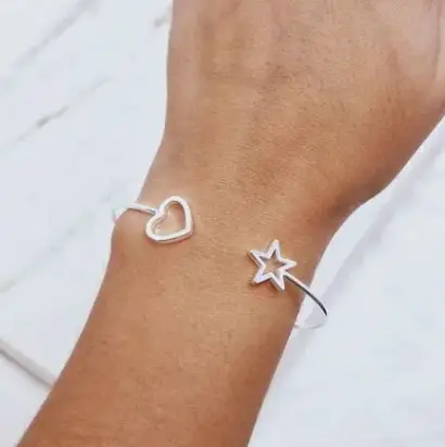 Pulsera Esclava Corazon / Estrella