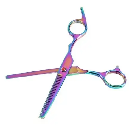 Tijera Para Peluqueria Cromada 