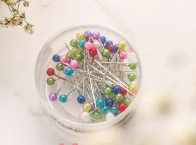 Alfileres Cajita Redonda 