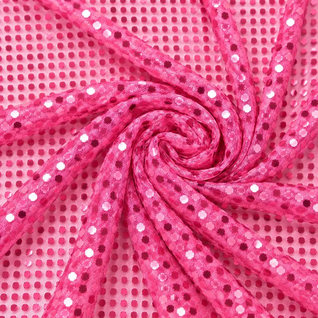 Falso Paliette Rosa 