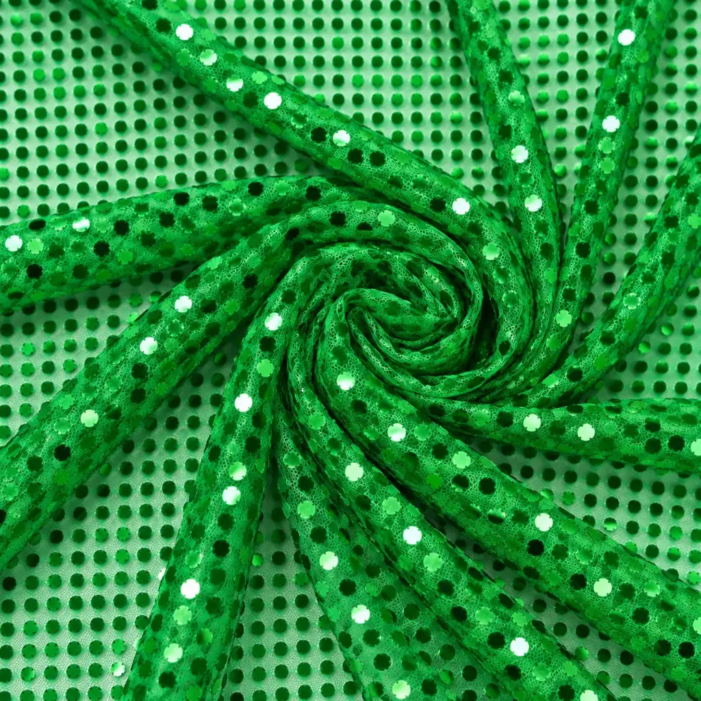 Falso Paliette Verde