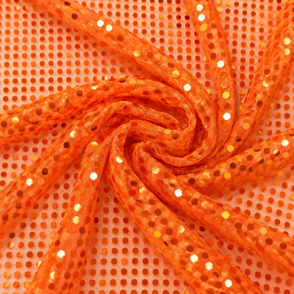 Falso Paliette Naranja 