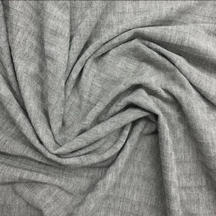 Morley Liso Lineas Finas Y Anchas Gris 