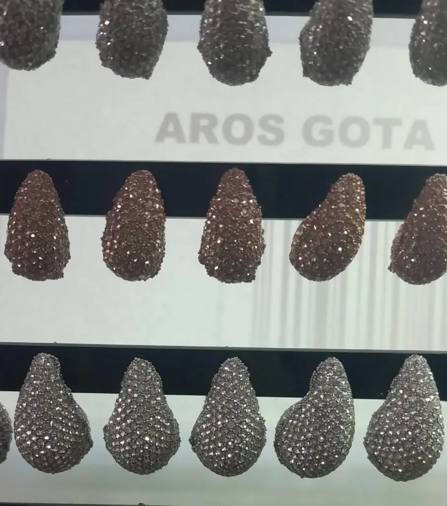Aros Gota Strass