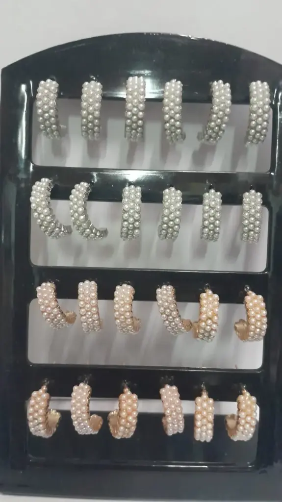 Aros Argolla Perlita