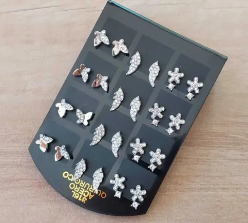 Aros Mini Formitas Strass / Ying y Yang