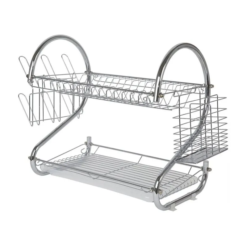 Escurridor de plato cromado