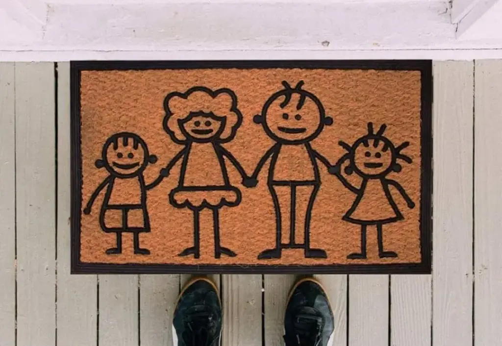 Alfombra Yute FAMILIA