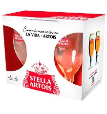Copas x2 STELLA ARTOIS GRANDES 330 ML