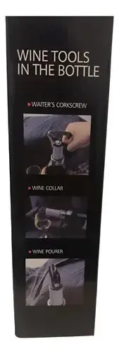 Set De Botella De Vino x 5 Acc