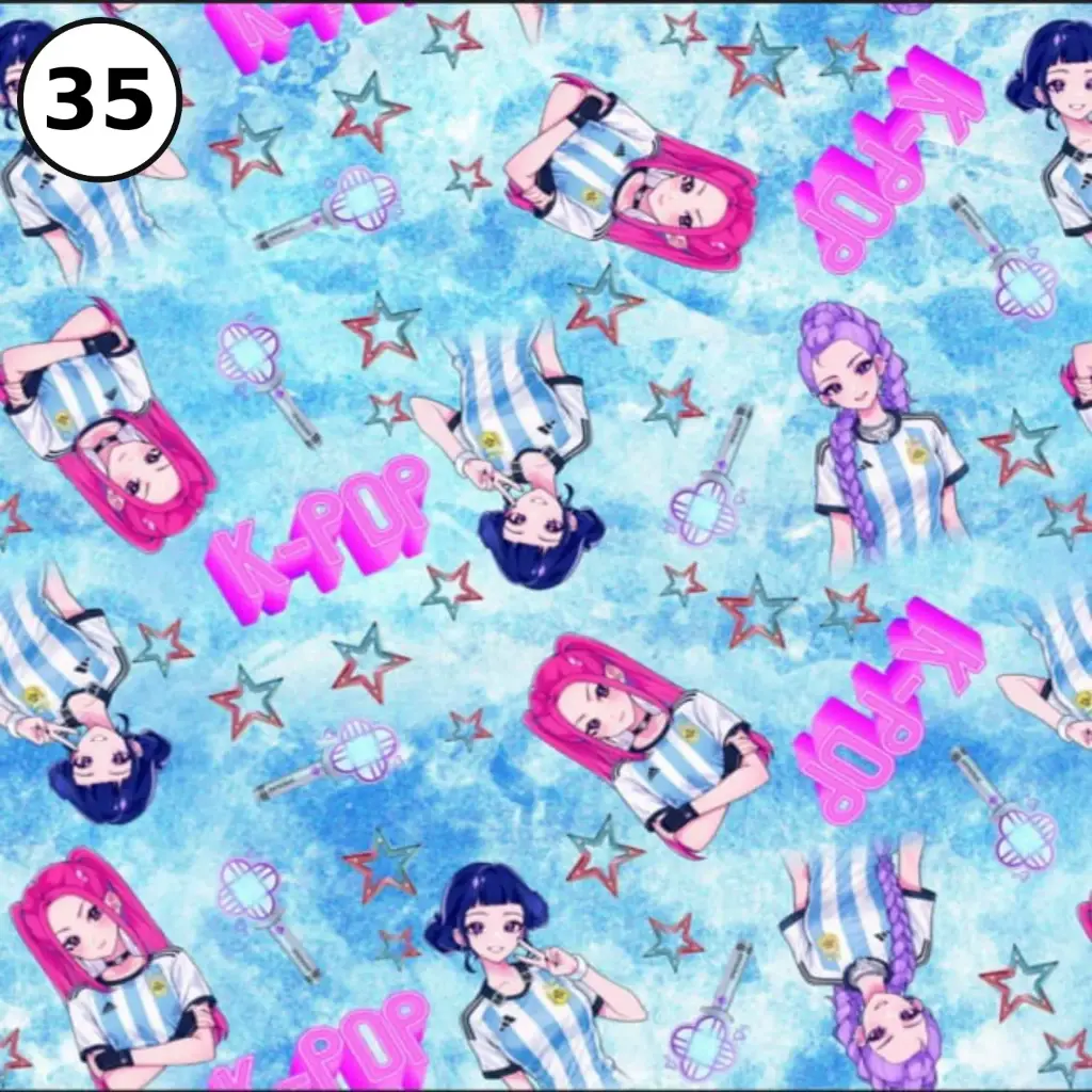 Modal  Estampad 35 Guerreras K Pop 