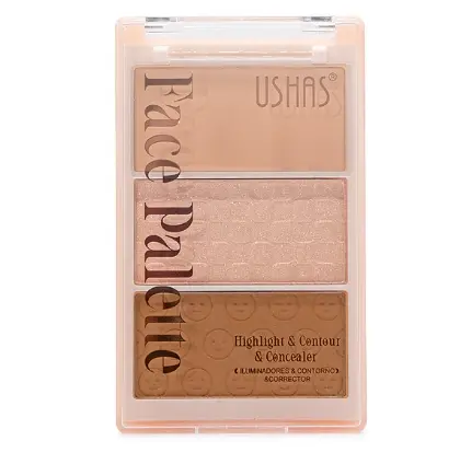 Paleta de Iluminador+ corrector x3