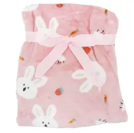 Frazada Soft  Estampada para Bebe con corderito
