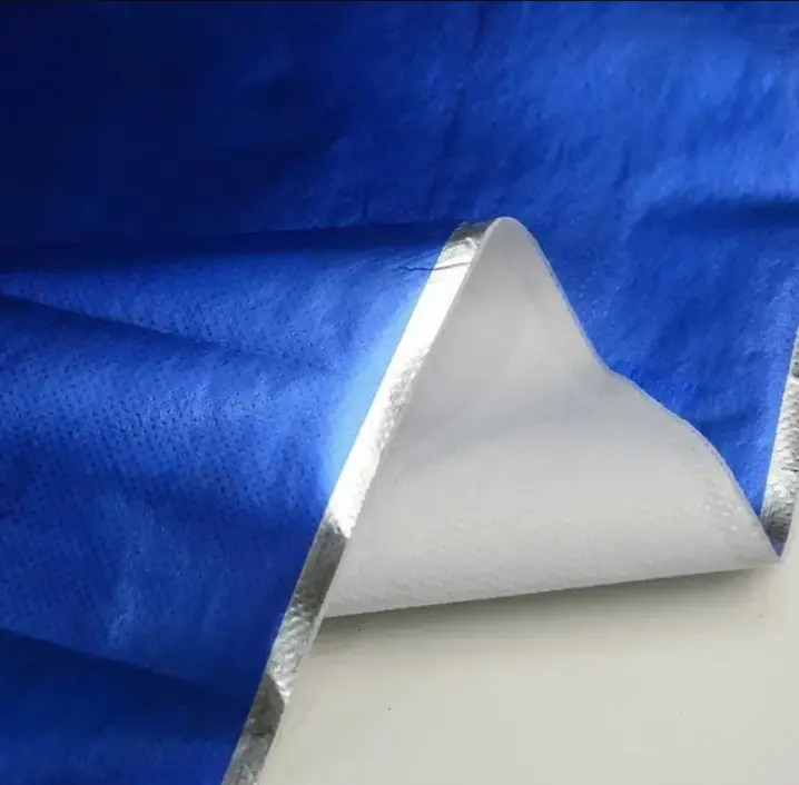 Friselina Metalizada Ancho 1.50 Mts AZUL FRANCIA 