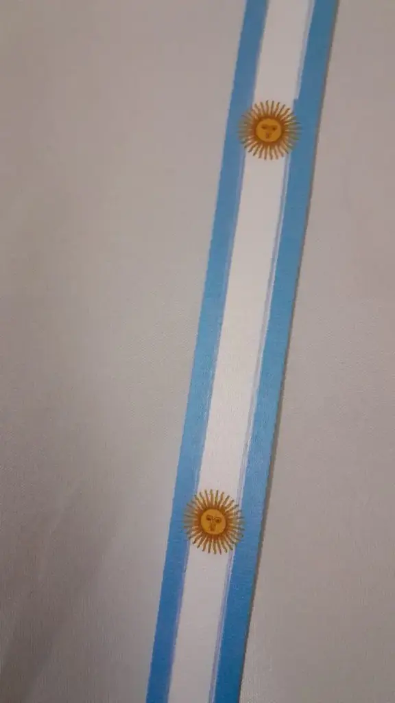 Cinta de Argentina  4cm de ancho