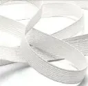 Elastico Polyester 10mm Blanco XMTS