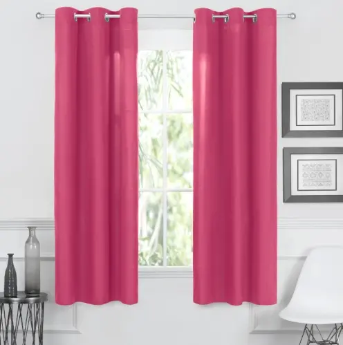 Cortina corta Dumoy 1.35 X 1.50MTS Fucsia