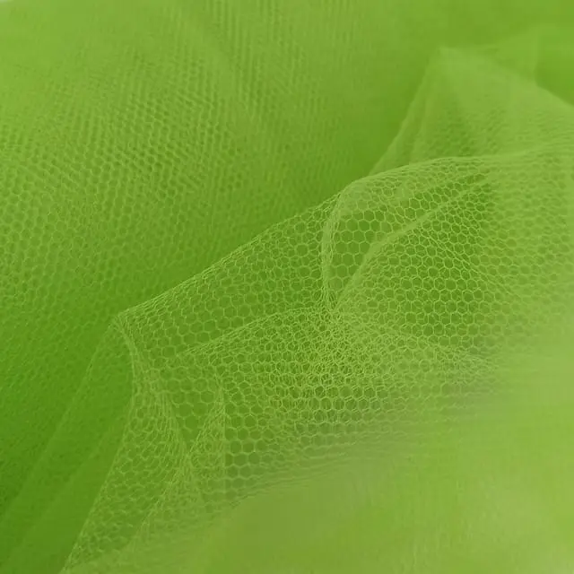 Tul Importado Verde Fluor 