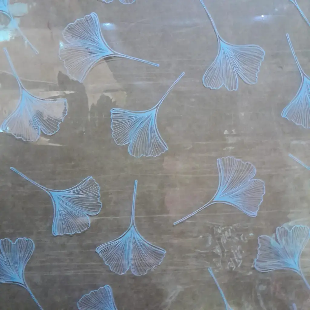 Hule Cristal Estampado