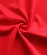 Jersey Seda Liso Set De Poliester Rojo 1.6Mts Rinde 5Mts