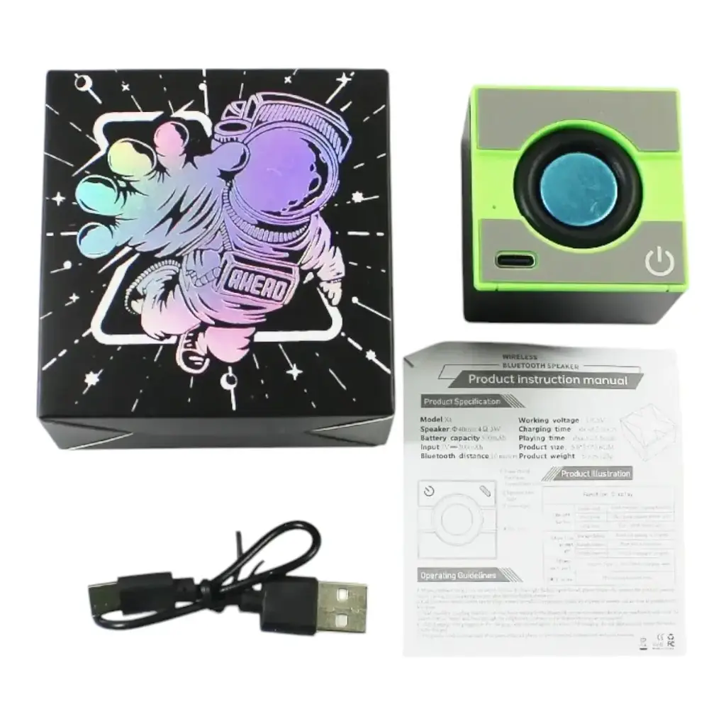 Parlante Mini Caja Astronauta