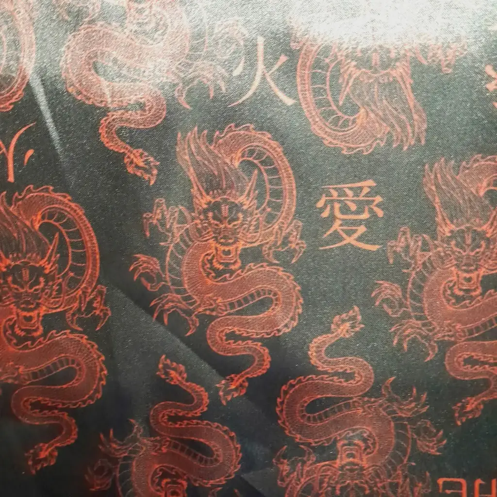 Raso Estampado Dragon 