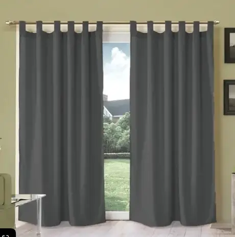 Cortina Tropical Larga Gris 1.40x2.00 mts 