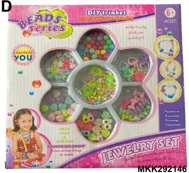 Set P/ Armar Pulseras Flor