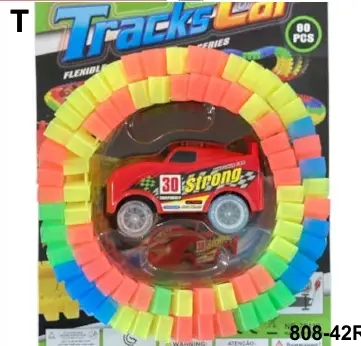 Vehiculo Auto Con Pista Blister