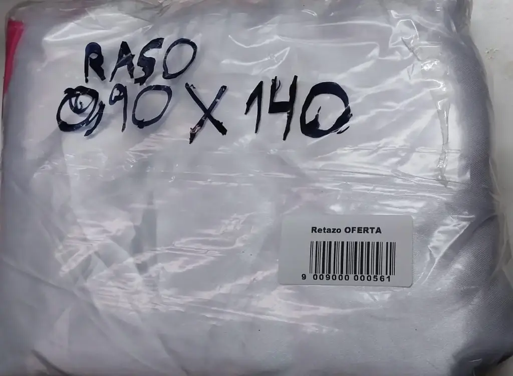 Retazo Raso 0.90 x 1.50 ( Aprox)1800