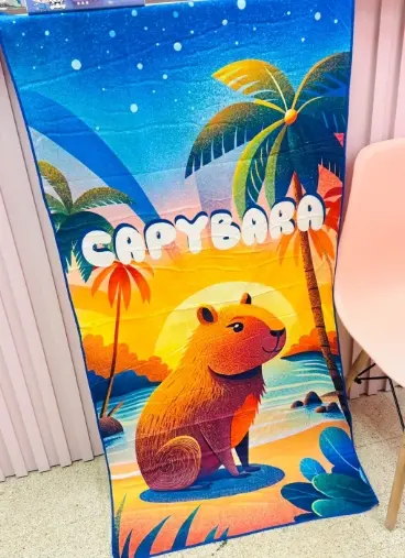 Toallon Capybara Algodon