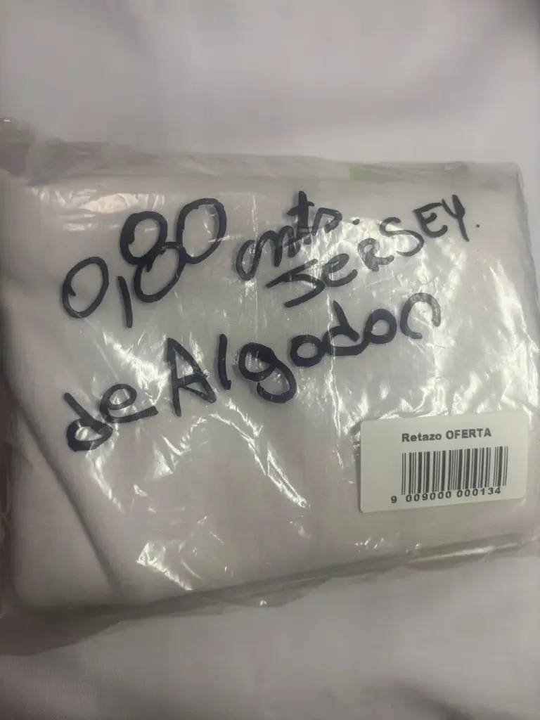 Retazo Jersey de Algodon 0.80 x 1.50 ( Aprox)