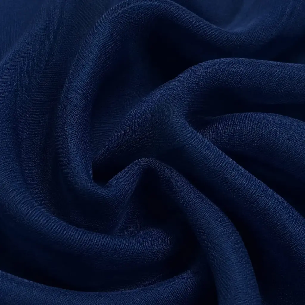 Gasa O Gasa Muselina Lisa Azul Marino 