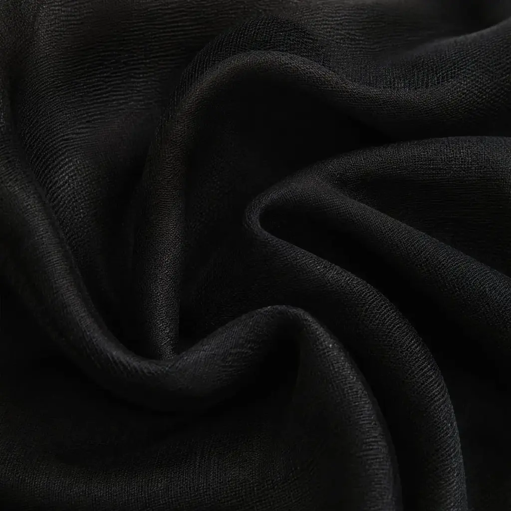 Gasa O Gasa Muselina Lisa Negro 