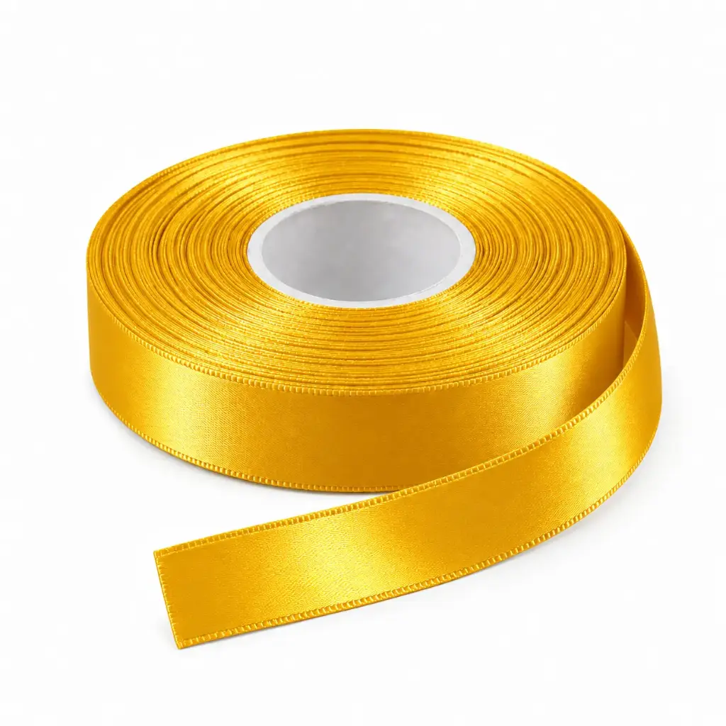 Cinta Raso n°2 Amarillo Oro 