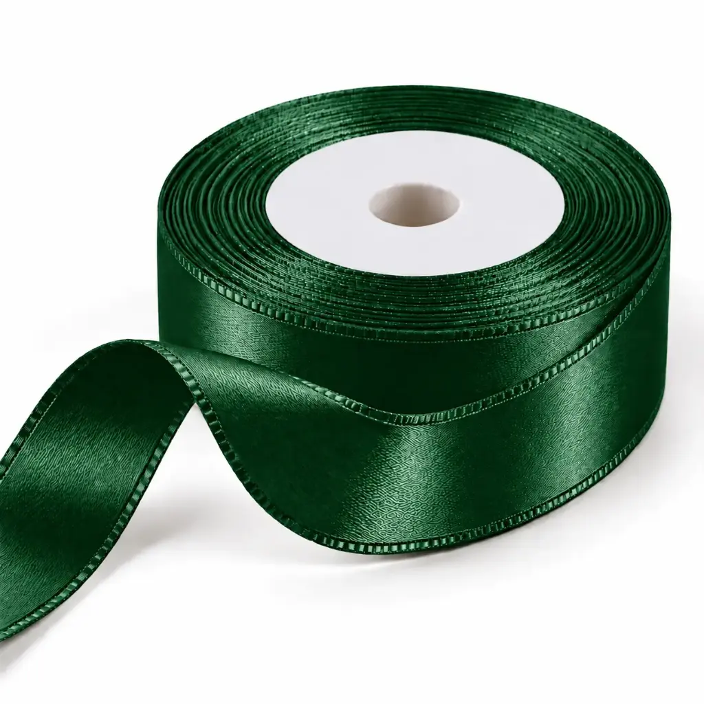 Cinta Raso n°2 Verde Oscuro 