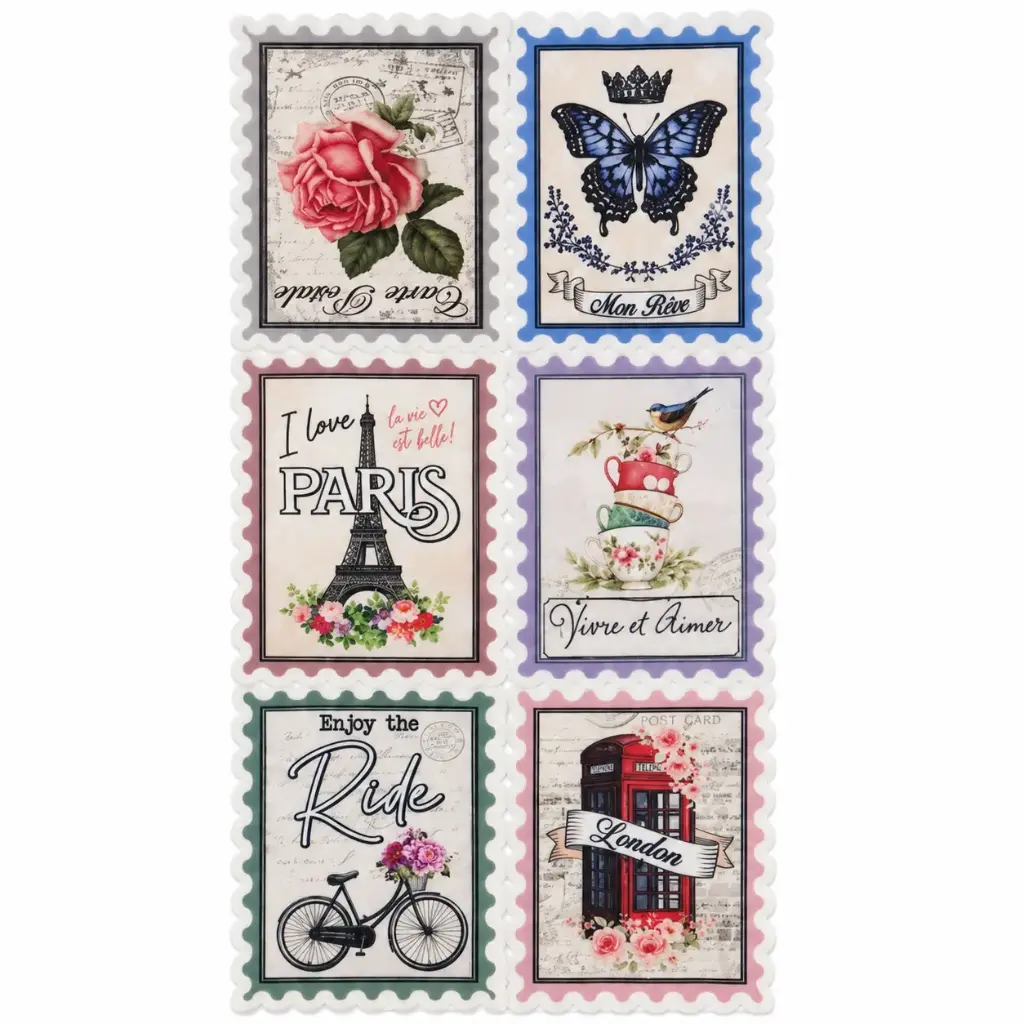  Aplicacion Estampada Estampilla 65x90mm CADA UNA